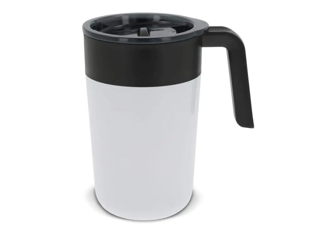 Doppelwandiger Kaffeebecher 400 ml – Weiß, Isoliert & Stilvoll TK Gruppe® Grosshandel 