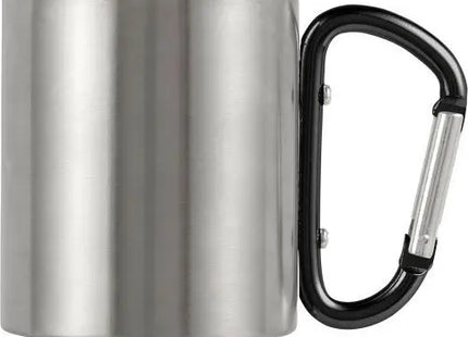 Doppelwandiger Kaffeebecher aus Edelstahl (185 ml) Nella – Stilvoller schwarzer Becher TK Gruppe® Grosshandel 