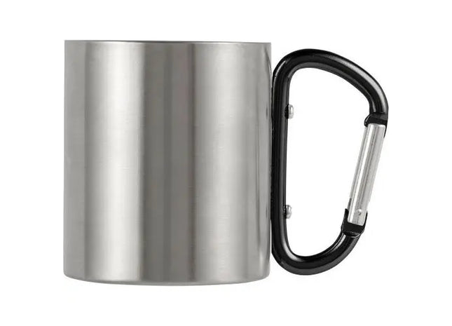Doppelwandiger Kaffeebecher aus Edelstahl (185 ml) Nella – Stilvoller schwarzer Becher TK Gruppe® Grosshandel 