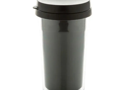 Doppler Thermobecher 250ml - Transparent Schwarz: Kompakt, Isolierend & Stilvoll TK Gruppe® Grosshandel 