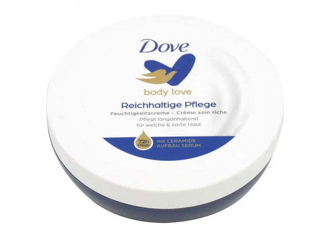 Dove Pflegende Creme-Reichhaltige Pflege im 150ml Glas TK Gruppe® Grosshandel 