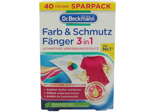 Dr. Beckmann Farb- und Schmutzfangtücher, 40er Pack: Schutz für Ihre Wäsche TK Gruppe® Grosshandel 