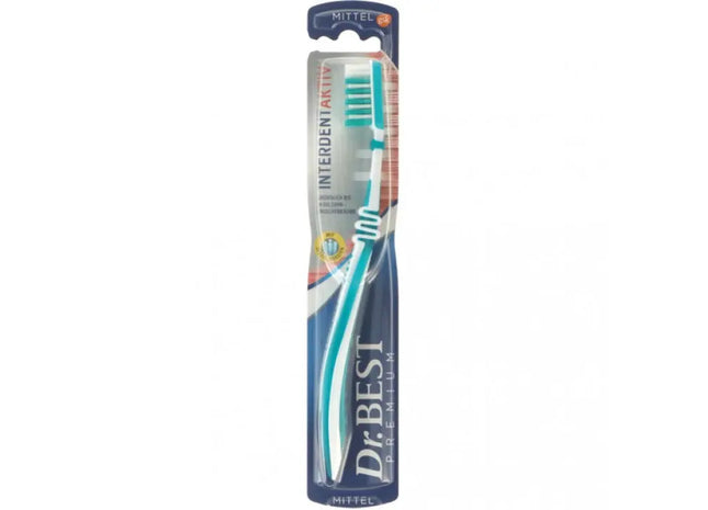 Dr. Best Interdent Active Medium Toothbrush - Effective Plaque Removal and Gum Care TK Gruppe® Grosshandel 
