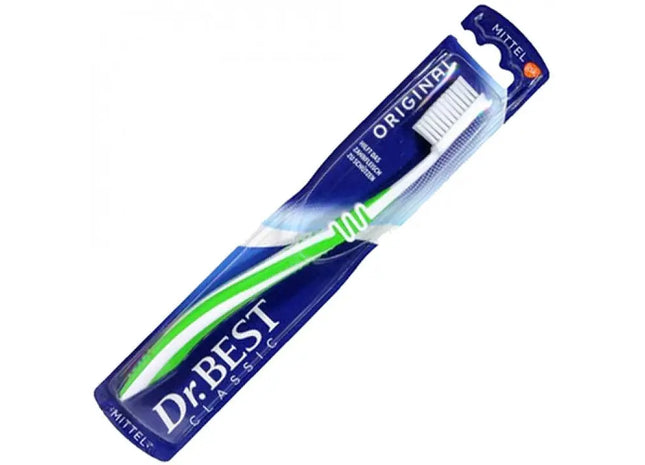 Dr.Best Original Medium Zahnbürste - Effektive Reinigung mit sanften Borsten TK Gruppe® Grosshandel 