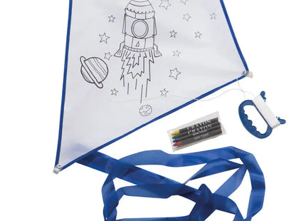 Drache zum Ausmalen, inkl. 4 Malstifte - Weiß: Kreativer Spaß für junge Künstler im Freien TK Gruppe® Grosshandel 