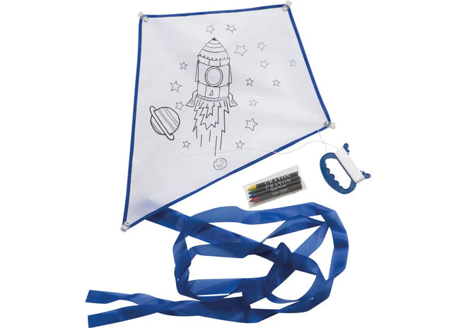 Drache zum Ausmalen, inkl. 4 Malstifte - Weiß: Kreativer Spaß für junge Künstler im Freien TK Gruppe® Grosshandel 