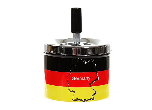 Drehaschenbecher mit Deutschland-Motiv – Praktisch & Stilvoll TK Gruppe® Grosshandel 