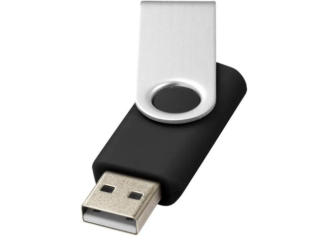 Drehbarer 1GB USB-Stick in Schwarz - Flexibel & Sicher TK Gruppe® Grosshandel 
