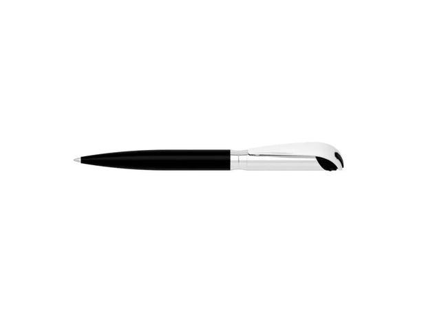 Drehkugelschreiber I-roq Mc Metal - Glänzend Schwarz, Eleganter Metallstift TK Gruppe® Grosshandel 