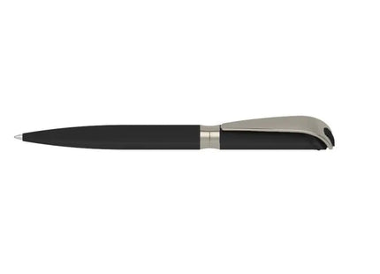 Drehkugelschreiber I-roq Softtouch Mb - Samtig Schwarz, Eleganter Tastbarer Stift TK Gruppe® Grosshandel 
