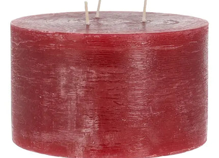 Dreidocht-Kerze in Altrot, Durchmesser 15cm - Atmosphärisches Licht TK Gruppe® Grosshandel 