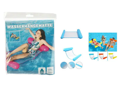 Dreierpack Aufblasbare Wasserhängematten, ca. 100x70 cm – Ideal für Sommer TK Gruppe® Grosshandel 