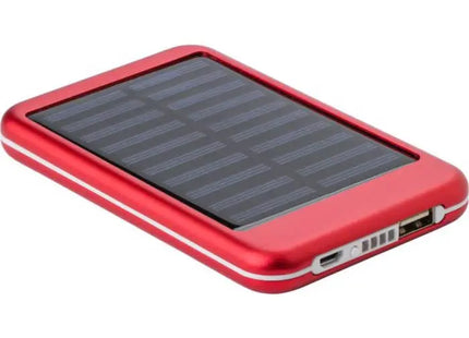 Drew Aluminium Solar-Powerbank – Langlebige Energiequelle für Unterwegs TK Gruppe® Grosshandel 