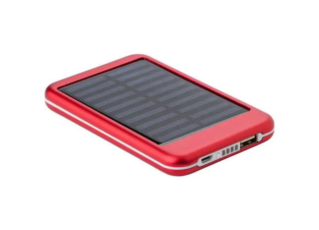 Drew Aluminium Solar-Powerbank – Langlebige Energiequelle für Unterwegs TK Gruppe® Grosshandel 