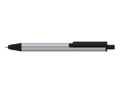 Druckkugelschreiber Flute Stylus Metal PP - Metallic-Silber, Eleganter Multifunktionsstift TK Gruppe® Grosshandel 