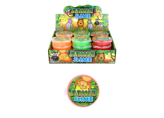 Dschungelschleim, 40 g – 7 x 2 cm, verschiedene Farben, sensorisches Spielspielzeug für Kinder TK Gruppe® Grosshandel 