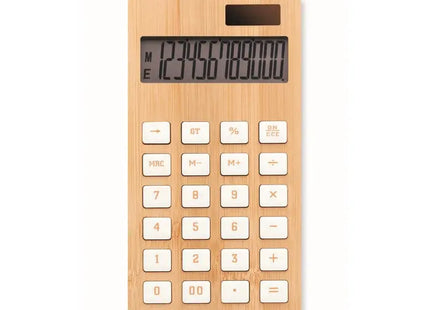 Dual-Rechner CALCUBIM aus Holz - 12-stellig, Ökologisch & Stilvoll TK Gruppe® Grosshandel 