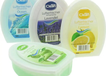 Duftgel Raumduft CLEAN 150g 13x9.5cm – Frische und Sauberkeit für Ihr Zuhause TK Gruppe® Grosshandel 