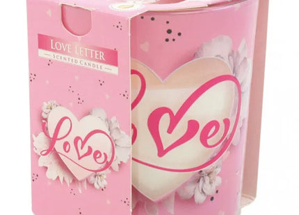 Duftkerze 'Liebe' in Motivglas - 100g Wachs, Größe 7x8cm TK Gruppe® Grosshandel 