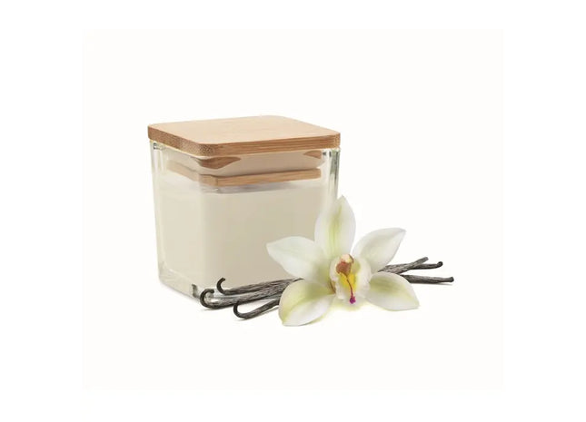 Duftkerze im Glas 50g PILA - Weiß: Schaffen Sie eine entspannende Atmosphäre mit diesem zarten Duft TK Gruppe® Grosshandel 