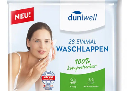 Duniwell Einweg-Waschlappen, 28 Stück, 20x20cm - Praktische Hygiene-Lösung TK Gruppe® Grosshandel 