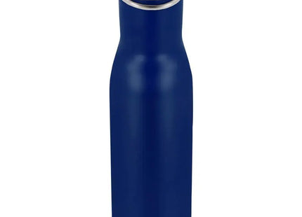 Dunkelblaue 500ml Isolierflasche mit Bambusdeckel, umweltfreundlich TK Gruppe® Grosshandel 