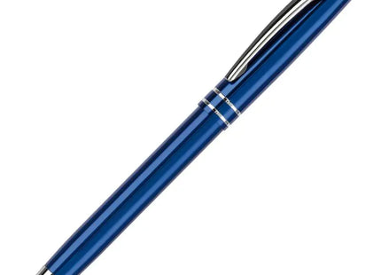 Dunkelblauer Aluminium Tintenroller mit Zwei Ringen – Stilvoll & Präzise TK Gruppe® Grosshandel 