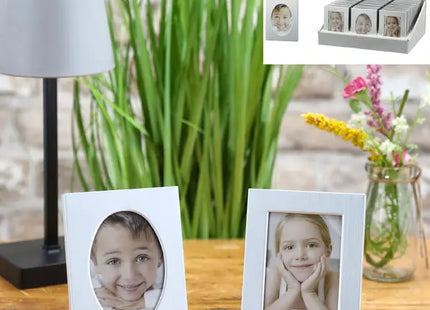 Duo Bilderrahmen-Set, geeignet für Fotos 5,5x8 cm – Stilvolle Präsentation TK Gruppe® Grosshandel 