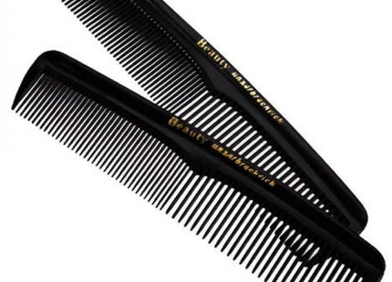 Duo Black Hair Combs in Polybag 13x3cm TK Gruppe® Grosshandel 