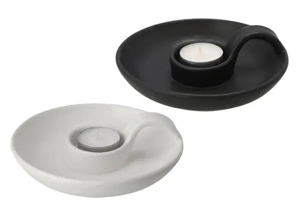 Duo Kerzenhalter, Set von 2, ca. 15,5cm Durchmesser - Stilvolles Wohnaccessoire TK Gruppe® Grosshandel 