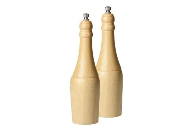 Duo Natur Salz- & Pfeffermühlen Set – Ökologisch & Effektiv TK Gruppe® Grosshandel 