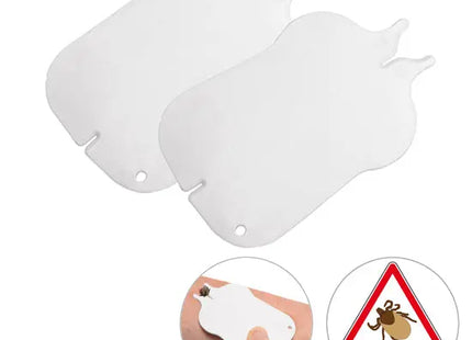 Duo Zeckenentferner aus Recyclingmaterial in Weiß – Praktisch & Umweltschonend TK Gruppe® Grosshandel 