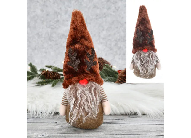 Duo von Gartenwichteln, je 27 cm hoch – Zauberhafte Außendekoration TK Gruppe® Grosshandel 