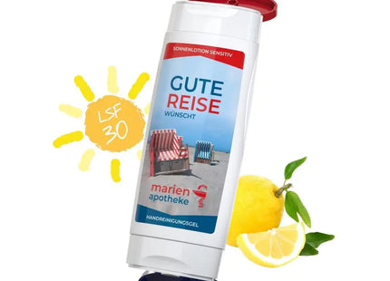 DuoPack Reisepflege: Sonnenmilch Sensitiv LSF 30 & Handreinigungsgel TK Gruppe® Grosshandel 