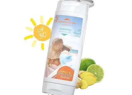 DuoPack Sonnenpflege: Sensitiv Sonnenmilch LSF 30 & Pflegendes Duschgel TK Gruppe® Grosshandel 