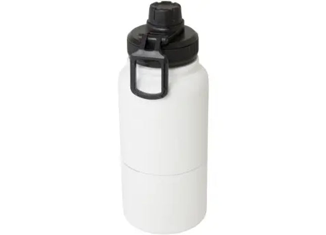 Dupeca 840 ml RCS-zertifizierte Isolierflasche aus Edelstahl - Weiß, Nachhaltige Thermosflasche TK Gruppe® Grosshandel 