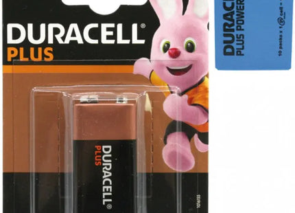Duracell Plus Alkaline 9V Blockbatterie, E-Block MN1604, Hohe Leistung, Langlebig TK Gruppe® Grosshandel 