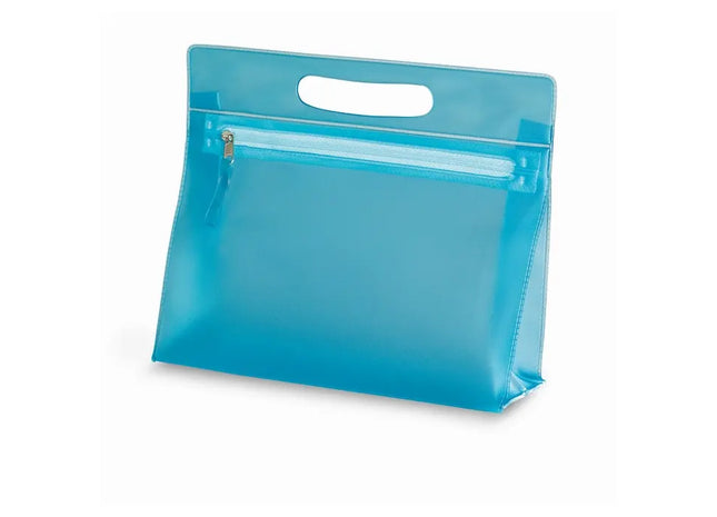 Durchsichtige Blaue Kosmetiktasche MOONLIGHT - Elegant & Praktisch TK Gruppe® Grosshandel 