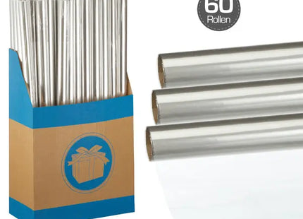 Durchsichtige Geschenkfolie, 70x200 cm - Klare Verpackungslösung TK Gruppe® Grosshandel 