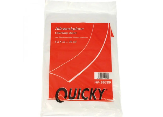 Durchsichtige Plane 4m x 5m, 20qm, 7MY Stärke – Vielseitig Einsetzbar TK Gruppe® Grosshandel 