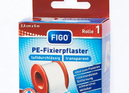 Durchsichtiges Fixierpflaster 2,5 cm x 5 m, Klarer Verband TK Gruppe® Grosshandel 