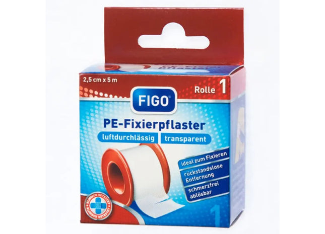 Durchsichtiges Fixierpflaster 2,5 cm x 5 m, Klarer Verband TK Gruppe® Grosshandel 