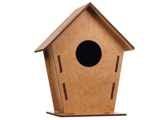 ECO HOME Vogelhaus aus Holz - Nachhaltig & Robust TK Gruppe® Grosshandel 