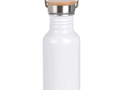 ECO TRANSIT Aluminium Trinkflasche in Weiß - Leicht & Langlebig 500ml TK Gruppe® Grosshandel 