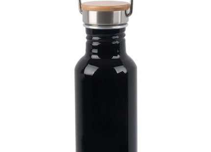 ECO TRANSIT Schwarze Aluminium Trinkflasche 550ml - Robust & Stilvoll TK Gruppe® Grosshandel 