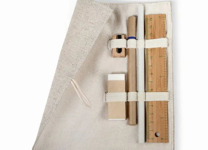 ECOSET Mäppchen in Beige – Umweltfreundlich und Stilvoll TK Gruppe® Grosshandel 