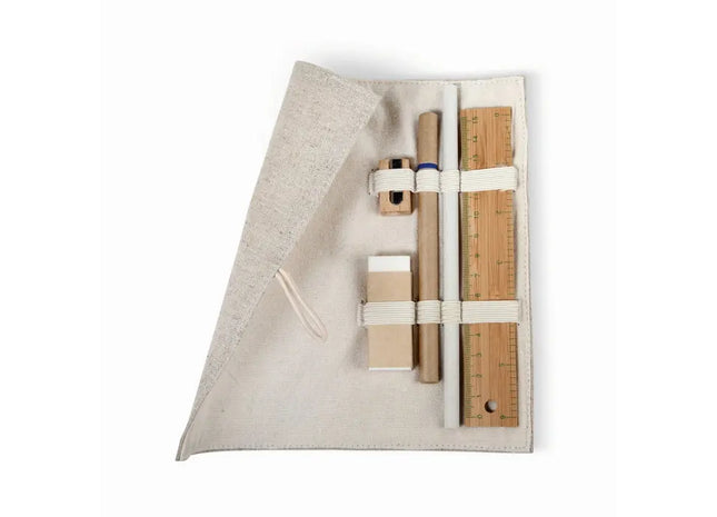 ECOSET Mäppchen in Beige – Umweltfreundlich und Stilvoll TK Gruppe® Grosshandel 