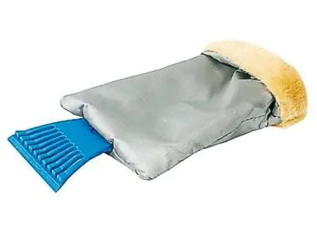 EISKRATZER MIT HANDSCHUH: Premium Eiskratzer Handschuh - Winter Auto Schneeräumwerkzeug mit Handschuh TK Gruppe® Grosshandel 
