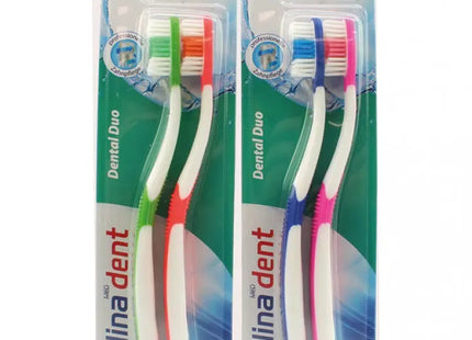 ELINA 2 Zahnbürste mit rutschfestem Griff, mittel TK Gruppe® Grosshandel 