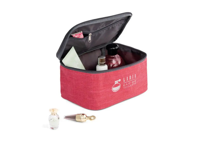 ELIZA Kulturbeutel 300D in Süßem Rosa - Praktisch & Schick TK Gruppe® Grosshandel 